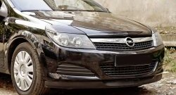 899 р. Реснички на фары RA  Opel Astra  H GTC (2004-2011) хэтчбек 3 дв. дорестайлинг, хэтчбек 3 дв. рестайлинг (Неокрашенные)  с доставкой в г. Пермь. Увеличить фотографию 4
