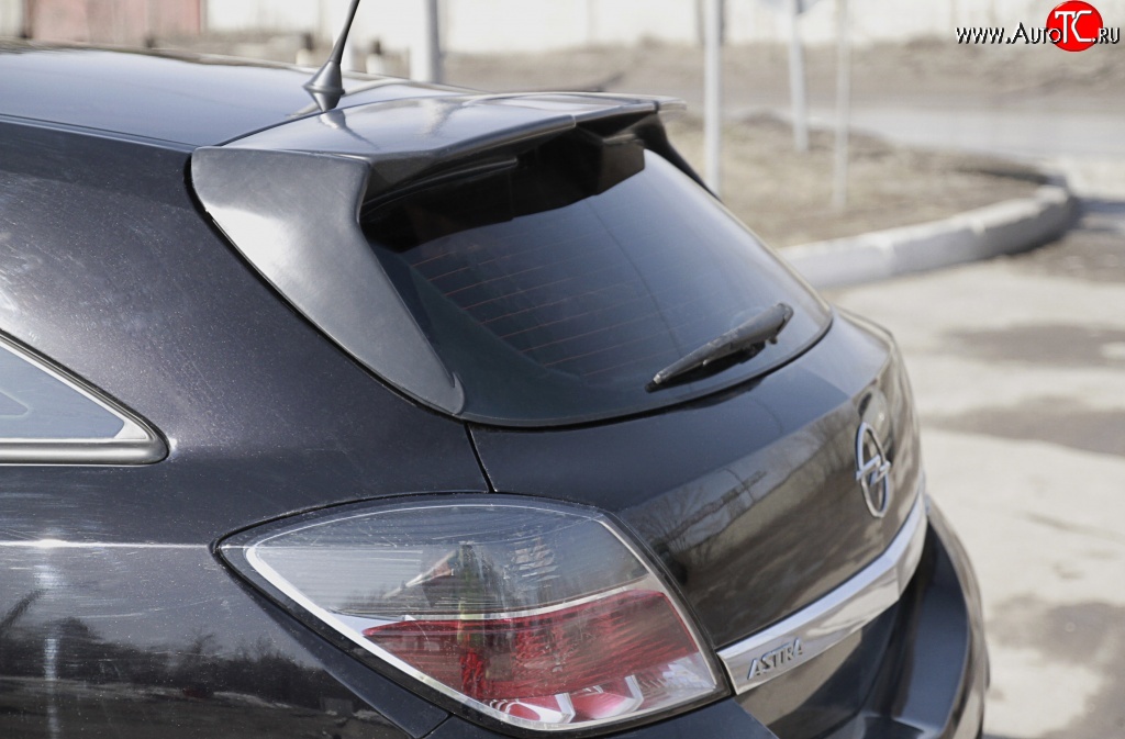 1 359 р. Накладка на задний спойлер RA Opel Astra H GTC хэтчбек 3 дв. дорестайлинг (2004-2006) (Неокрашенный)  с доставкой в г. Пермь
