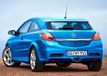 27 899 р. Задний бампер OPC Opel Astra H GTC хэтчбек 3 дв. дорестайлинг (2004-2006)  с доставкой в г. Пермь. Увеличить фотографию 2