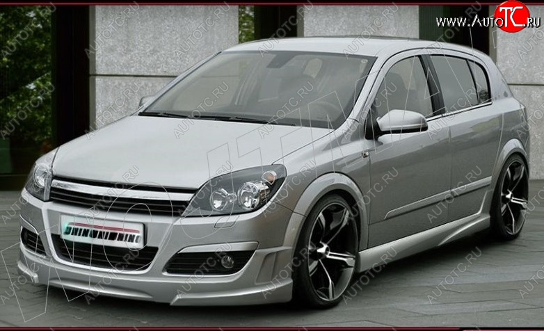 13 399 р. Пороги накладки ST Opel Astra H хэтчбек 5дв дорестайлинг (2004-2007)  с доставкой в г. Пермь