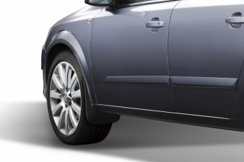 1 249 р. Брызговики Frosch (optimum, в пакете) Opel Astra H седан дорестайлинг (2004-2007) (Передние)  с доставкой в г. Пермь. Увеличить фотографию 2