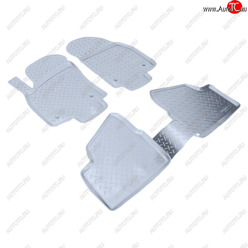2 759 р. Коврики салона Norplast Unidec  Opel Astra  H (2004-2015) хэтчбек 5дв дорестайлинг, универсал рестайлинг, хэтчбек 5дв рестайлинг (Цвет: серый)  с доставкой в г. Пермь