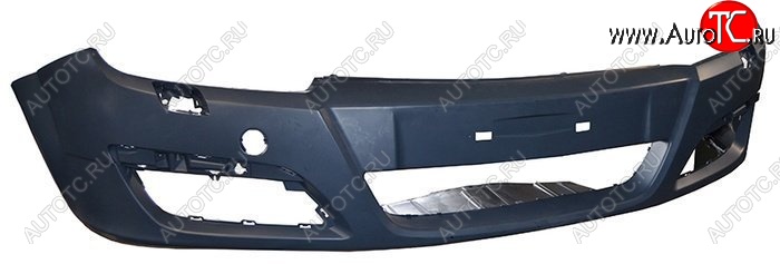 4 199 р. Передний бампер SAT (под омыватель) Opel Astra H универсал (2004-2007) (Неокрашенный)  с доставкой в г. Пермь