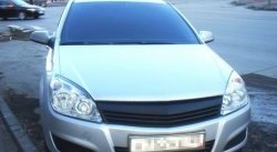 5 449 р. Решётка радиатора V1 Opel Astra H седан дорестайлинг (2004-2007) (Неокрашенная)  с доставкой в г. Пермь. Увеличить фотографию 2