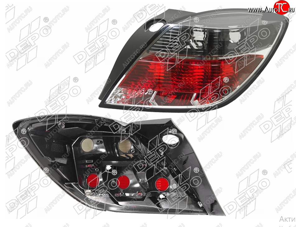 3 599 р. Правый фонарь задний DEPO Opel Astra H GTC хэтчбек 3 дв. дорестайлинг (2004-2006)  с доставкой в г. Пермь
