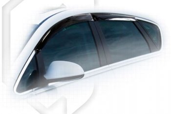 Дефлектора окон CA-Plastiс Opel Astra J хэтчбек 5 дв. дорестайлинг (2009-2012) (Classic полупрозрачный, Без хром.молдинга)
