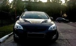 15 199 р. Пластиковый капот Sport Opel Astra J хэтчбек 5 дв.  рестайлинг (2012-2017) (Неокрашенный)  с доставкой в г. Пермь. Увеличить фотографию 6