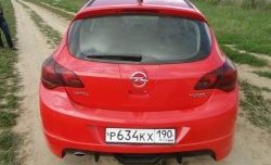 3 899 р. Накладка Sport на задний бампер Opel Astra J хэтчбек 5 дв.  рестайлинг (2012-2017) (Неокрашенная)  с доставкой в г. Пермь. Увеличить фотографию 3