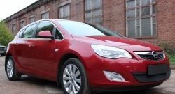 1 469 р. Сетка на бампер Russtal (черная) Opel Astra J хэтчбек 5 дв. дорестайлинг (2009-2012)  с доставкой в г. Пермь. Увеличить фотографию 2