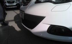 1 469 р. Сетка на бампер GTC Russtal (черная) Opel Astra J хэтчбек 5 дв. дорестайлинг (2009-2012)  с доставкой в г. Пермь. Увеличить фотографию 2