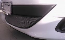 1 539 р. Сетка на бампер GTC Russtal (хром) Opel Astra J хэтчбек 5 дв. дорестайлинг (2009-2012)  с доставкой в г. Пермь. Увеличить фотографию 4