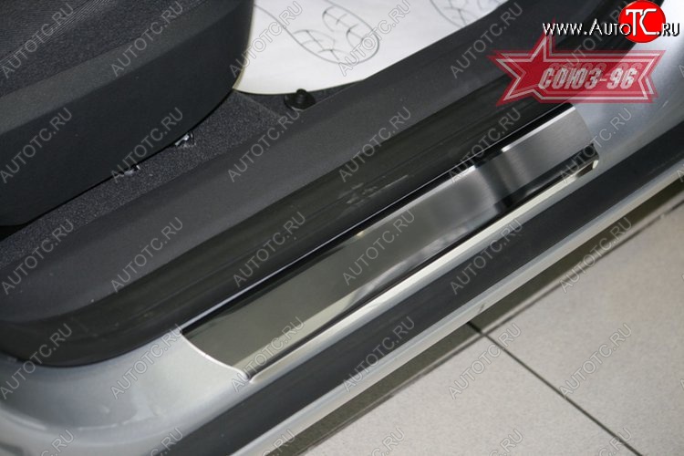 2 114 р. Накладки на внутренние пороги Souz-96 Opel Astra J хэтчбек 5 дв. дорестайлинг (2009-2012)  с доставкой в г. Пермь
