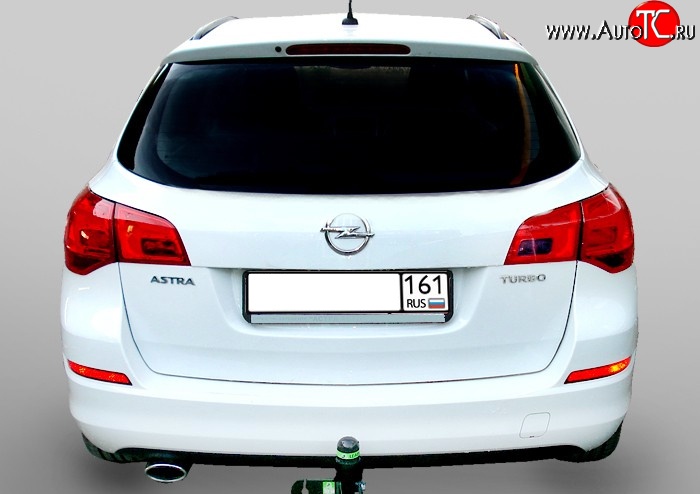 5 749 р. Фаркоп (Sports Tourer) Лидер Плюс Opel Astra J хэтчбек 5 дв. дорестайлинг (2009-2012) (Без электропакета)  с доставкой в г. Пермь
