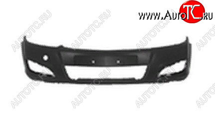 12 999 р. Передний бампер POLCAR Opel Astra H универсал рестайлинг (2007-2015) (неокрашенный)  с доставкой в г. Пермь