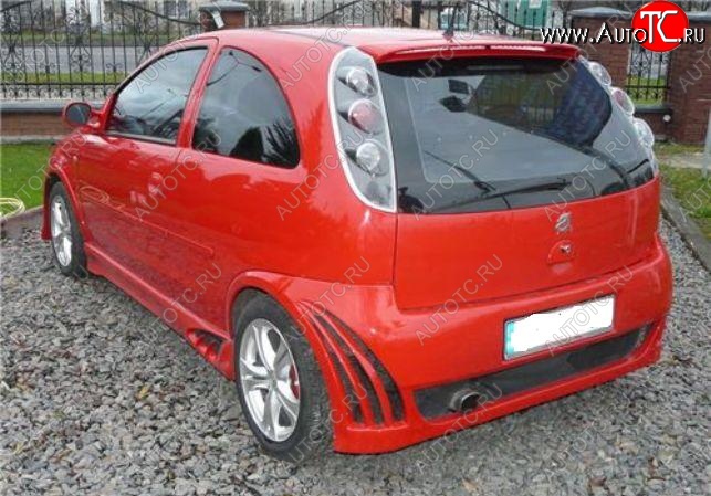 22 899 р. Задний бампер D.J. Opel Corsa C (2000-2006)  с доставкой в г. Пермь