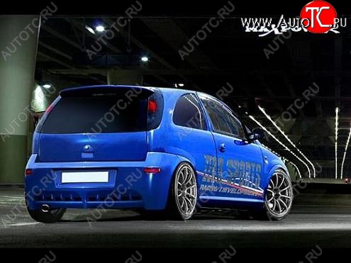 23 969 р. Задний бампер EVO Opel Corsa C (2000-2006)  с доставкой в г. Пермь