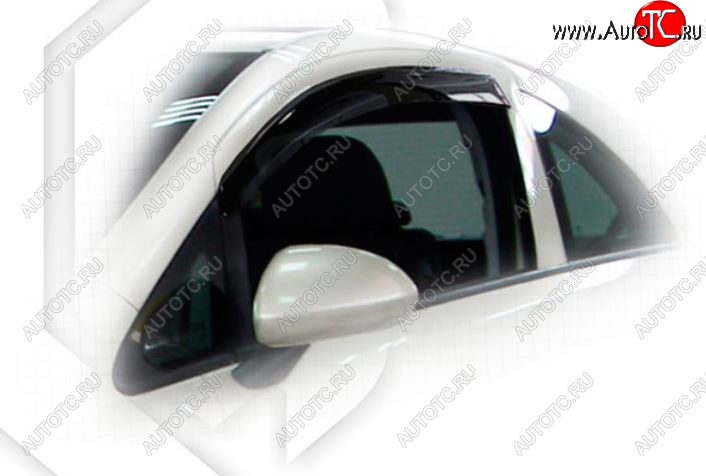 1 999 р. Дефлектора окон CA-Plastic Opel Corsa D  2-ой рестайлинг, хэтчбэк 5 дв. (2011-2014) (Classic полупрозрачный)  с доставкой в г. Пермь