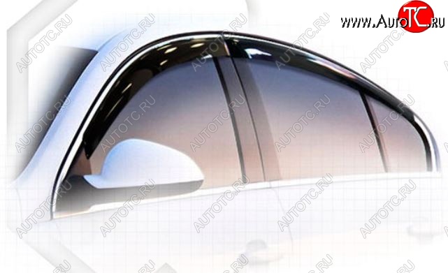 2 079 р. Дефлектора окон CA-Plastiс  Opel Insignia ( А,  A) (2008-2017) дорестайлинг универсал, универсал рестайлинг (Classic полупрозрачный)  с доставкой в г. Пермь