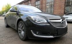 1 469 р. Сетка на бампер (рестайлинг) Russtal (черная) Opel Insignia A рестайлинг седан (2013-2017)  с доставкой в г. Пермь. Увеличить фотографию 3