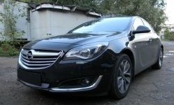 1 539 р. Сетка на бампер (рестайлинг) Russtal (хром) Opel Insignia A рестайлинг седан (2013-2017)  с доставкой в г. Пермь. Увеличить фотографию 3