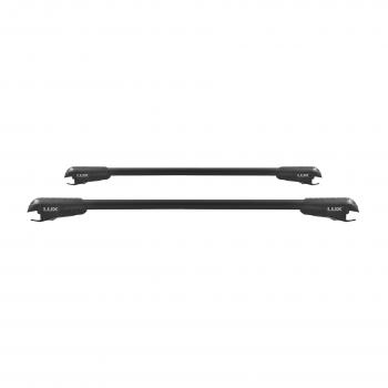 15 499 р. Багажник в сборе LUX Хантер L52  Opel Karl  A (2015-2019), Peugeot 2008 (2013-2019), Subaru Impreza  GF (1992-2000) (аэро-трэвэл (80-90 см и 86-96 см), черный)  с доставкой в г. Пермь. Увеличить фотографию 2