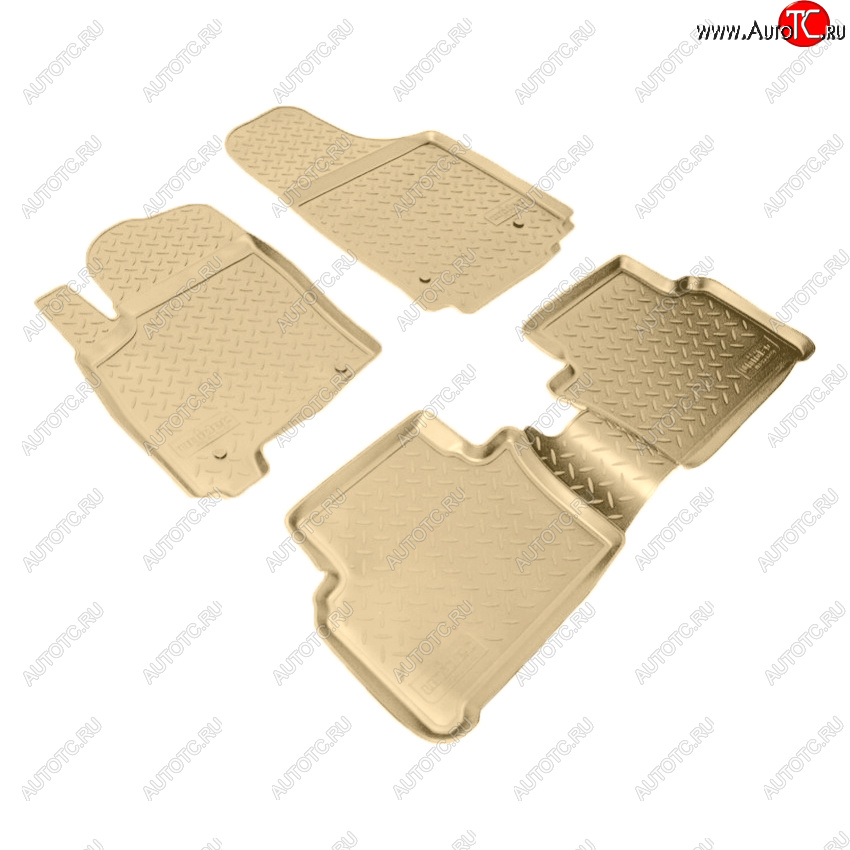 2 669 р. Коврики салона Norplast Unidec  Opel Meriva  A (2002-2010) (Цвет: бежевый)  с доставкой в г. Пермь