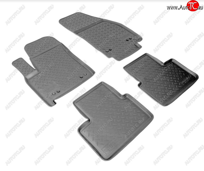 2 139 р. Комплект ковриков в салон Norplast Unidec  Opel Meriva  B (2010-2017) рестайлинг (Цвет: черный)  с доставкой в г. Пермь