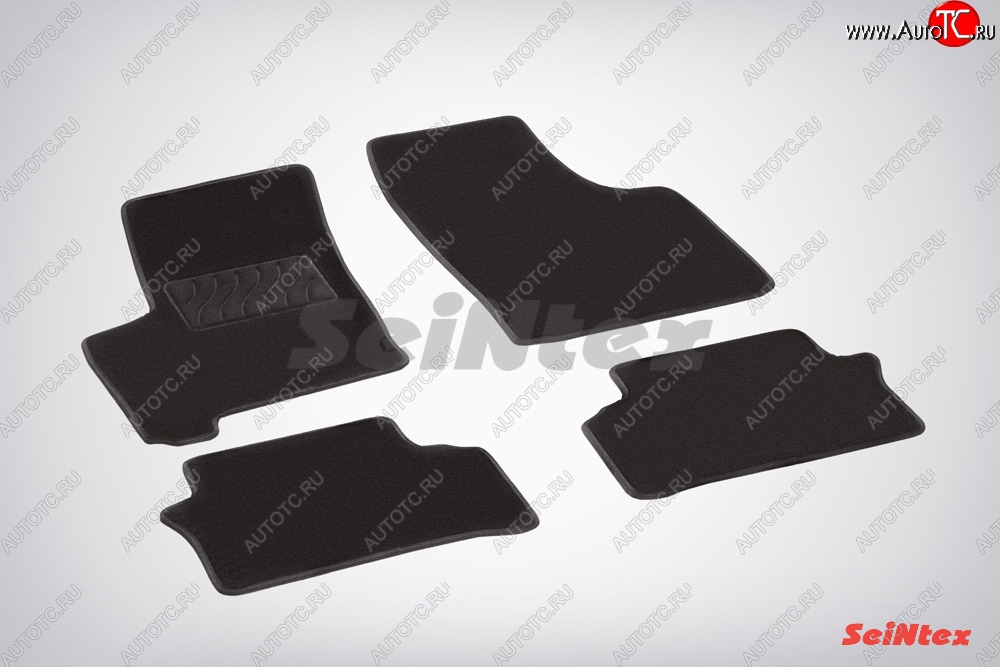 2 899 р. Износостойкие коврики в салон SeiNtex Premium LUX 4 шт. (ворсовые)  Opel Meriva  A (2002-2010)  с доставкой в г. Пермь