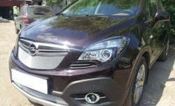 1 539 р. Сетка в решетку радиатора Russtal Opel Mokka  дорестайлинг (2012-2016) (хром)  с доставкой в г. Пермь. Увеличить фотографию 3