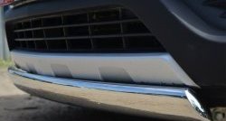 11 599 р. Защита переднего бампера (Ø75х42 мм, нержавейка) Russtal Opel Mokka  дорестайлинг (2012-2016)  с доставкой в г. Пермь. Увеличить фотографию 3