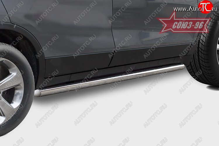 13 139 р. Защита порогов Souz-96 (d60) Opel Mokka  дорестайлинг (2012-2016)  с доставкой в г. Пермь
