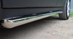76 999 р. Защита порогов из круглой трубы диаметром 63 мм Russtal Opel Mokka  дорестайлинг (2012-2016) (Защита порогов с со скосами на торцах (вариант 1))  с доставкой в г. Пермь. Увеличить фотографию 3