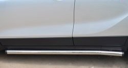 76 999 р. Защита порогов из круглой трубы диаметром 63 мм Russtal Opel Mokka  дорестайлинг (2012-2016) (Защита порогов с со скосами на торцах (вариант 1))  с доставкой в г. Пермь. Увеличить фотографию 5