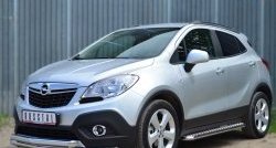 24 649 р. Широкая защита порогов SLITKOFF Opel Mokka  дорестайлинг (2012-2016)  с доставкой в г. Пермь. Увеличить фотографию 4