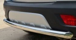 13 449 р. Одинарная защита заднего бампера из трубы диаметром 63 мм SLITKOFF Opel Mokka  дорестайлинг (2012-2016)  с доставкой в г. Пермь. Увеличить фотографию 3