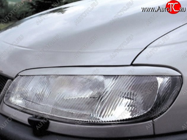1 649 р. Реснички на фары CT Opel Omega B универсал (1994-2004) (Неокрашенные)  с доставкой в г. Пермь