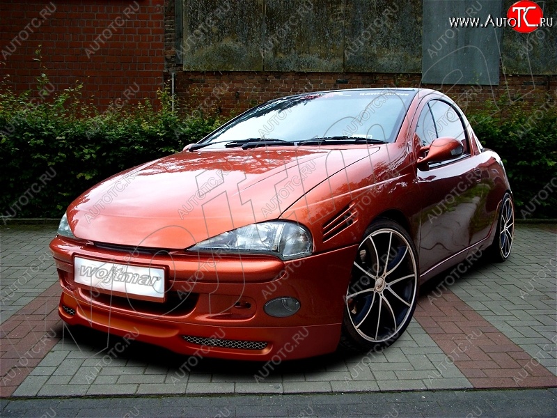 13 199 р. Накладка на передний бампер Rieger Opel Tigra A (1994-2001)  с доставкой в г. Пермь
