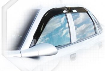 Дефлектора окон CA-Plastiс Opel Vectra B седан дорестайлинг (1995-1999) (Classic полупрозрачный)