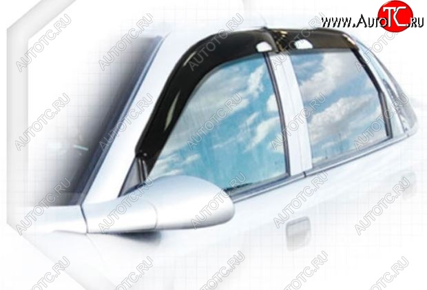 1 999 р. Дефлектора окон CA-Plastiс Opel Vectra B седан дорестайлинг (1995-1999) (Classic полупрозрачный)  с доставкой в г. Пермь