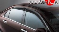 Дефлекторы окон (ветровики) Novline 4 шт. Opel Vectra  C (2005-2008) седан рестайлинг