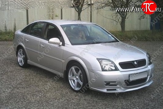 5 749 р. Накладка на передний бампер CT Opel Vectra C седан дорестайлинг (2002-2005) (Неокрашенная)  с доставкой в г. Пермь