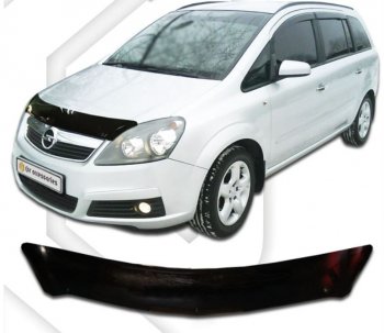 Дефлектор капота CA-Plastic Opel Zafira  В (2005-2015) дорестайлинг, рестайлинг