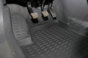 2 499 р. Комплект ковриков салона Element (полиуретан) Opel Zafira В рестайлинг (2007-2015) (Черные)  с доставкой в г. Пермь. Увеличить фотографию 2