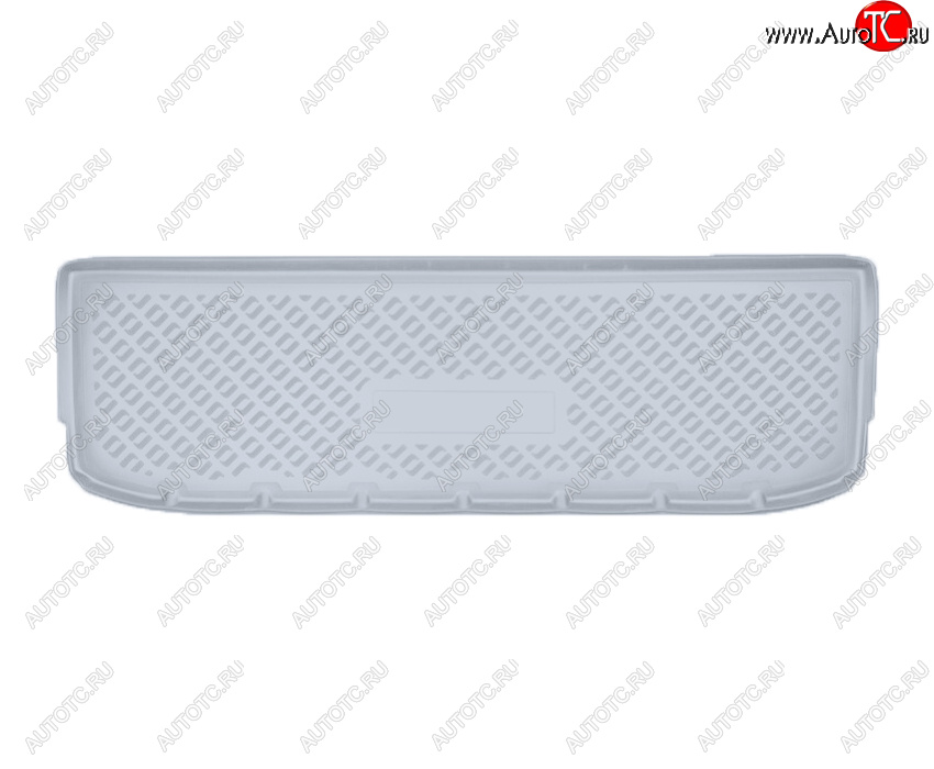 1 459 р. Коврик багажника Norplast Unidec (7 мест, разложенный 3 ряд )  Opel Zafira ( С,  C) (2011-2020) дорестайлинг, рестайлинг (Цвет: серый)  с доставкой в г. Пермь