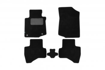 Коврики в салон Klever Premium (текстиль) Peugeot 107  PN (2005-2009) хэтчбэк 3 дв. дорестайлинг (Черный)