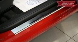 Накладки на внутренние пороги Souz-96 Peugeot 107  PN (2005-2009) хэтчбэк 3 дв. дорестайлинг