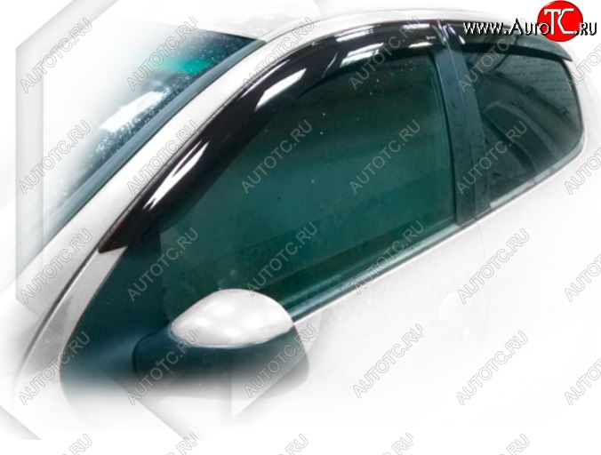 1 999 р. Дефлектора окон CA-Plastic  Peugeot 206  хэтчбэк 5 дв. (1998-2009) 2AC дорестайлинг, 2AC рестайлинг (Classic полупрозрачный)  с доставкой в г. Пермь
