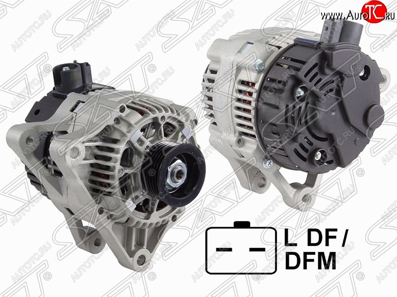11 849 р. Генератор (1,4 KWF/2.0, 70А) SAT Peugeot 206 хэтчбэк 5 дв. 2AC дорестайлинг (1998-2003)  с доставкой в г. Пермь