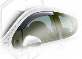 Дефлектора окон CA-Plastiс Peugeot 207 WA хэтчбэк 3 дв. дорестайлинг (2006-2009) (Classic полупрозрачный)