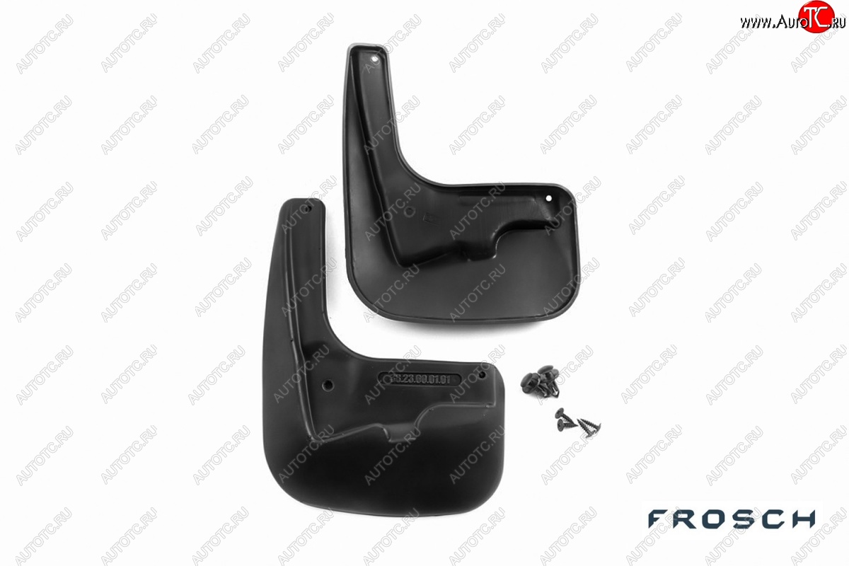 4 799 р. Передние брызговики Frosch  Peugeot 208  1 (2012-2019)  с доставкой в г. Пермь
